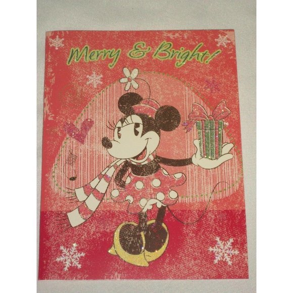 Disney Merry & Bright Christmas Holiday Cards Set - Picture 1 of 5